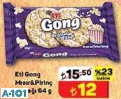 ETİ GONG MISIR&PİRİNÇ PATLAĞI 64 G